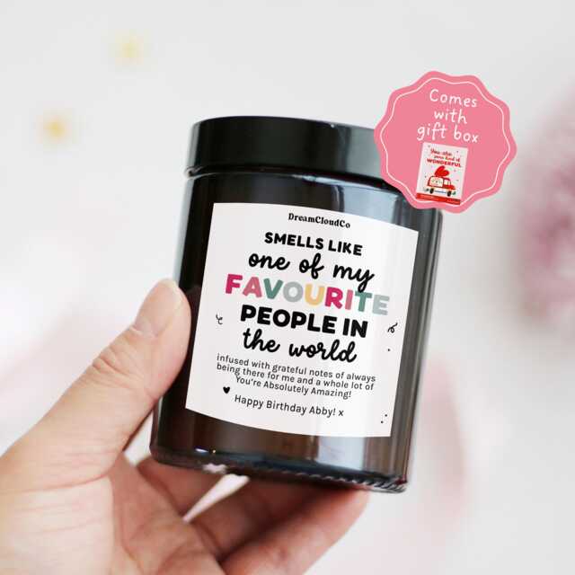 Leaving Gift For Work Bestie Wife - Best Friend Her Birthday Sister Thinking Of You Mum Candle - image 1