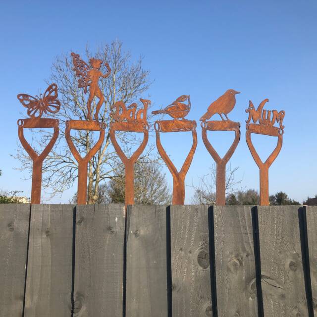 Rustic Garden Decorations/Ornaments Mum Gift Dad Gardening Gifts Unique Presents All Made in UK - image 1