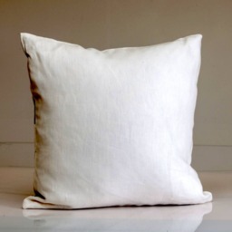 Birds On A Wire Pillow Cover, White Cotton Linen Throw - thumbnail 4