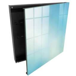 Heavenly Dream Key Cabinet For Home, Blue Box Wall, Watercolor Abstraction, Lovers Of Peace & Elegance - thumbnail 1