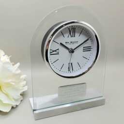 Personalised Arched Mantel Clock - thumbnail 1