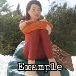 Custom Figure Of A Young Girl - thumbnail 2