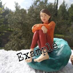 Custom Figure Of A Young Girl