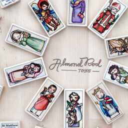 st Catherine Laboure Patron Saint Block With Gift Bag // Patron Of The Infirm & Elderly Catholic Toys By Almondrod - thumbnail 4
