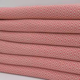 Fuchsia Towel, Cotton Towel, Red Striped Towel, Beach Towel, Turkish Peshtemal, 40''x70'', Small Diamond Towel, B2-K??rm??z?? - thumbnail 3