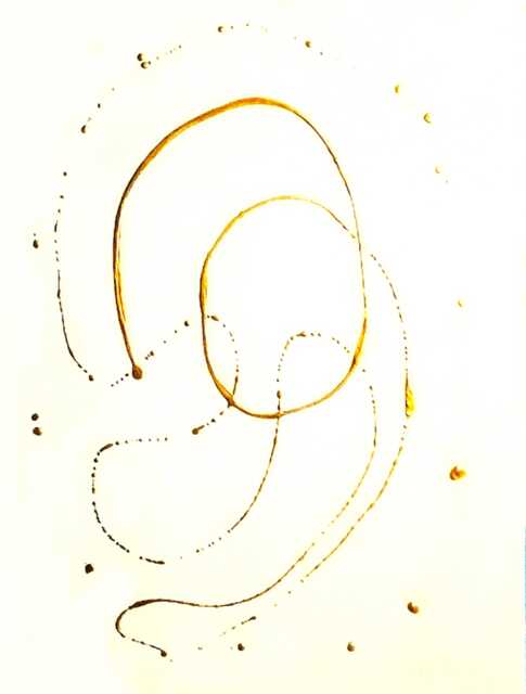 24K Gold Abstract Painting On Canvas Board Modern Wall Decor - image 1