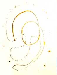 24K Gold Abstract Painting On Canvas Board Modern Wall Decor - thumbnail 1