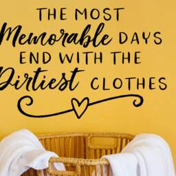 Laundry Room Wall Decal - Vinyl Art - Decor - thumbnail 3