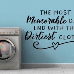 Laundry Room Wall Decal - Vinyl Art - Decor - thumbnail 2