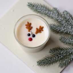 Reindeer Christmas Candle, Rudolph Candle Gift, Cozy Winter Scented Candle, Festive Gift For Her, Holiday Home D??cor, Soy Wax Candle, Secret Santa - thumbnail 1