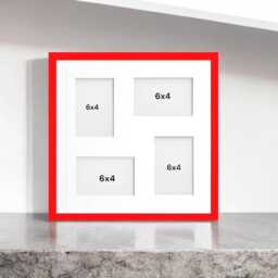 Multi Photo Frame, 4-Aperture Mount, 6x4 Inch, Black Or White - thumbnail 4