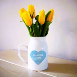 Vase For Mum/Mummy/Nanny/Grandma, Personalised Jug, Mother's Day Gift Her - thumbnail 3