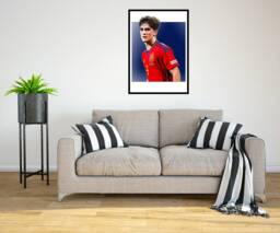 Gavi Spain 2022/23 Digital Art Print - On Foamex Board Or Photo Paper - thumbnail 1