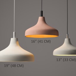Large Ceramic Pendant Light, Mediterranean Inspired Handmade Kitchen Lighting, Hardwired/Plug in - Naaya Fortuna - thumbnail 3