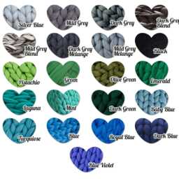 Handmade Chunky Knit Merino Wool Blanket, Giant Throw - thumbnail 4
