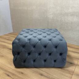 Westfield Square Footstool Coffee Table Pouffe Bench Chesterfield Luxury French Velvet - Free Fabric Samples - thumbnail 3