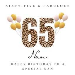 Personalised Nan 65Th Birthday Candle Gift Box Hamper Card Present B - thumbnail 4