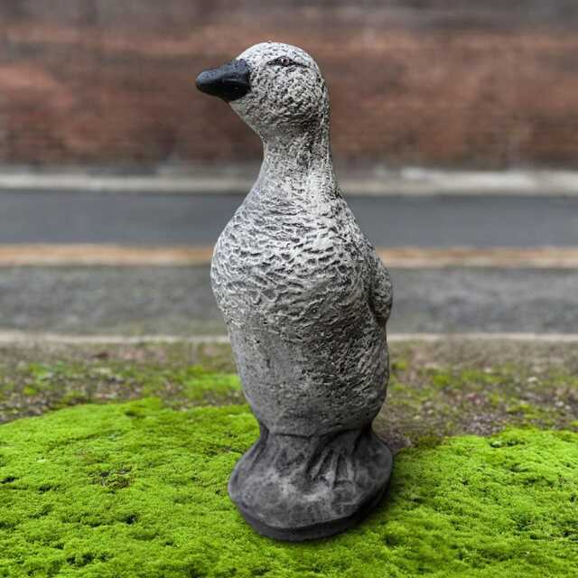 Concrete Goose Sculpture Garden Stone Duck Figurine Outdoor Farm Bird Statue Cement Patio Ornament Handmade Decor Goose Art Gift - image 1