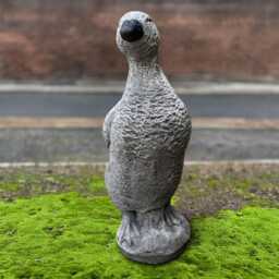 Concrete Goose Sculpture Garden Stone Duck Figurine Outdoor Farm Bird Statue Cement Patio Ornament Handmade Decor Goose Art Gift - thumbnail 3