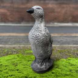 Concrete Goose Sculpture Garden Stone Duck Figurine Outdoor Farm Bird Statue Cement Patio Ornament Handmade Decor Goose Art Gift - thumbnail 1