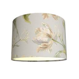 Lampshades in Laura Ashley Gosford Sage Fabric Handmade Free Delivery - thumbnail 2