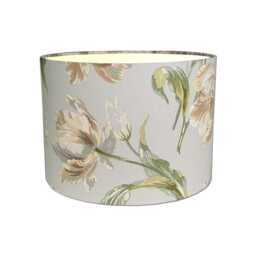Lampshades in Laura Ashley Gosford Sage Fabric Handmade Free Delivery - thumbnail 1