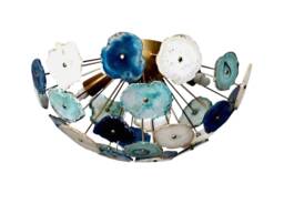 Gorgeous Flush Mount Sputnik Agate Ceiling Lamp Light , Stellar 2 Low Blue Bathroom Powder Passage Hall Entrance 4
