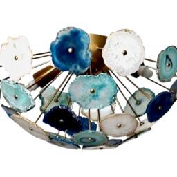 Gorgeous Flush Mount Sputnik Agate Ceiling Lamp Light , Stellar 2 Low Blue Bathroom Powder Passage Hall Entrance 4 - thumbnail 3