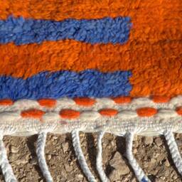 Colorful Moroccan Rug 5x7 Ft Handmade Boho Berber Carpet - thumbnail 4