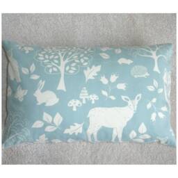 "Tempur Travel Pillow Cover Small Deer Fox Owl Cushion Sham 10x16 Duck Egg 40x26cm Bolster Oblong Case Pillowcase 16""x10" - thumbnail 3
