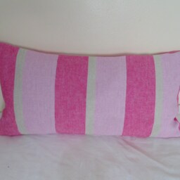 Designers Guild Brera Striscia Peony 100% Linen Cushion Cover - thumbnail 3