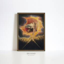 Ancient Of Days Exhibition Art Print, Abstract God Painting, Creation Canvas, Dark Academia Gallery Wall Decor, Office Inspirational Decor - thumbnail 2