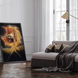 Ancient Of Days Exhibition Art Print, Abstract God Painting, Creation Canvas, Dark Academia Gallery Wall Decor, Office Inspirational Decor - thumbnail 3