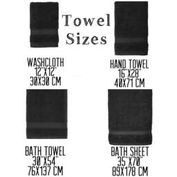 Monogrammed Bath Towel Personalized Embroidered Cotton Towel - thumbnail 3
