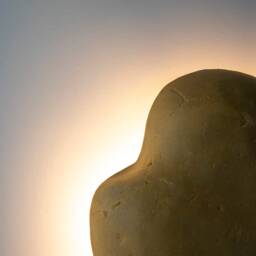 Sconce Lighting, Plug in Wall From Paper Mache, Lamp Daisy French Ugier - thumbnail 4