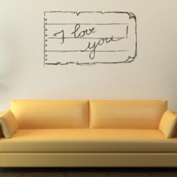I Love You Valentinesday Wall Decal - Vinyl Car Id002 - thumbnail 1