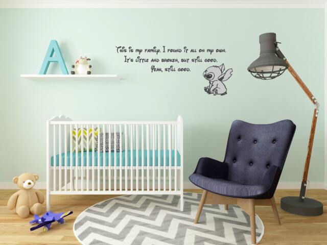 This Is My Family. I Found It All On Own. It's Little & Broken, But Still Good. Yeah Vinyl Wall Decal - image 1