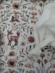 Briar Bunny Baby Bedding Crib Sheets Fitted Sheet Hare Cot Babiease Rabbit Vintage - thumbnail 1