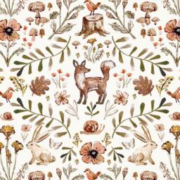 Briar Bunny Baby Bedding Crib Sheets Fitted Sheet Hare Cot Babiease Rabbit Vintage - thumbnail 2