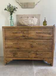 Canterbury Reclaimed Wood Rustic Bathroom Vanity Unit