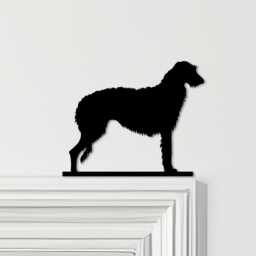 Door Topper Scottish Deerhound Dog Various Colours Top Of Decorative Sign - Novelty Wall Decor, Frame Art, Art - thumbnail 1