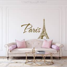 Eiffel Tower Wall Decal Paris Sticker, Home Decor P58 - thumbnail 2