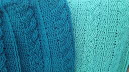 Cable Blanket Crochet Pattern - thumbnail 1