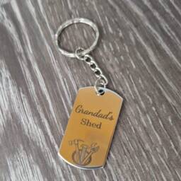 Grandad's Shed Sign, Wooden Wall Art, Grandpa Gift - thumbnail 3