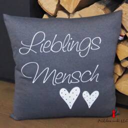 Pillow For Your Favorite Person, Pillow Special People, Heart With Zipper - thumbnail 2