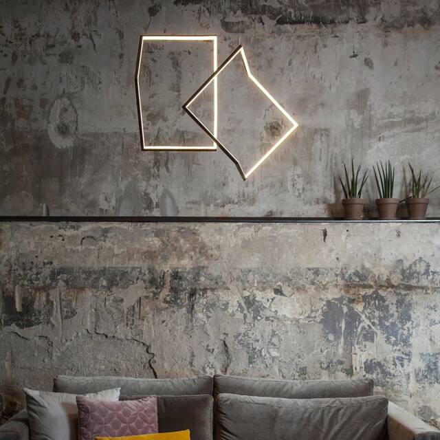Modern Pendant Lamp, Led Ceiling Light, Minimalist Sculptural Geometric Hanging Light Fixture, Accent Unique Lamp - image 1