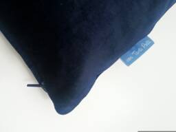 Velvet Cushioncase Dark Blue 50 X - thumbnail 1