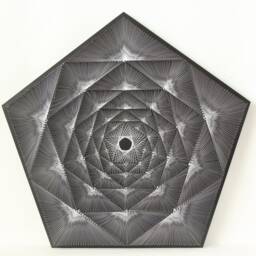 String Art, String Art, String, Spaceship, Nail Sacred Geometry, Wall Art Home Decor, Mandala, Zen, 3D Spiritual Gift, Yoga - thumbnail 3