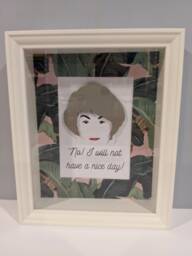 Dorothy Zbornak Golden Girls Dimensional Framed Art - thumbnail 1