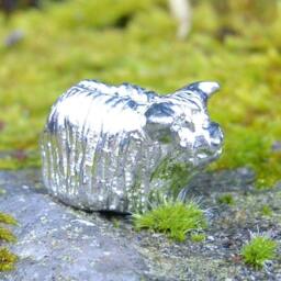 Highland Cow Figurine, Scottish Miniature, Highland, Handmade, Hand Crafted in Fine Pewter, By William Sturt - thumbnail 1